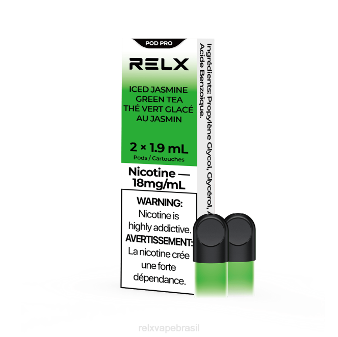 RELX Vape Flavors | RELX pod pro - 2 pods chá verde de jasmim gelado TT8213