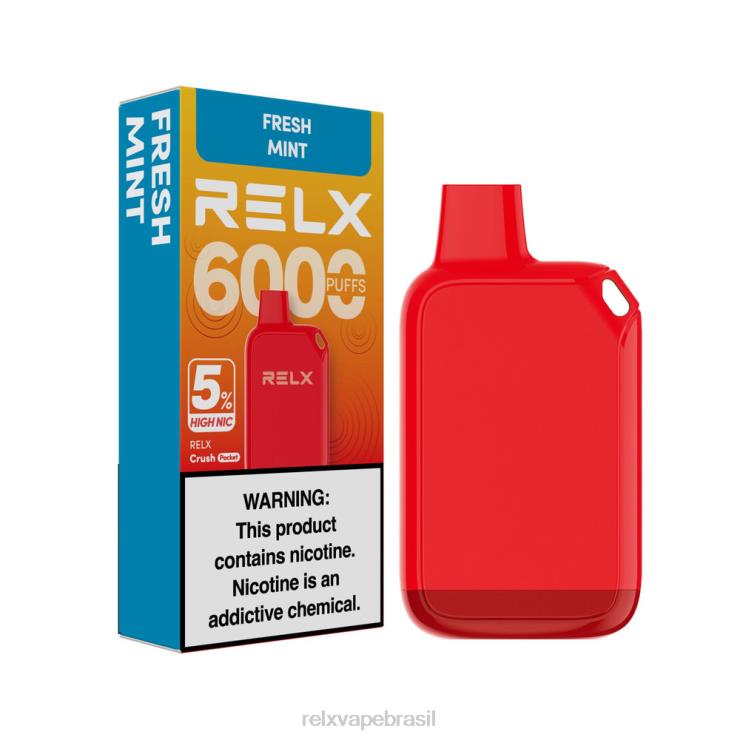 RELX Crush Pocket 6000 5% de alta frequência hortelã fresca NR2N429 - Relx Order Online
