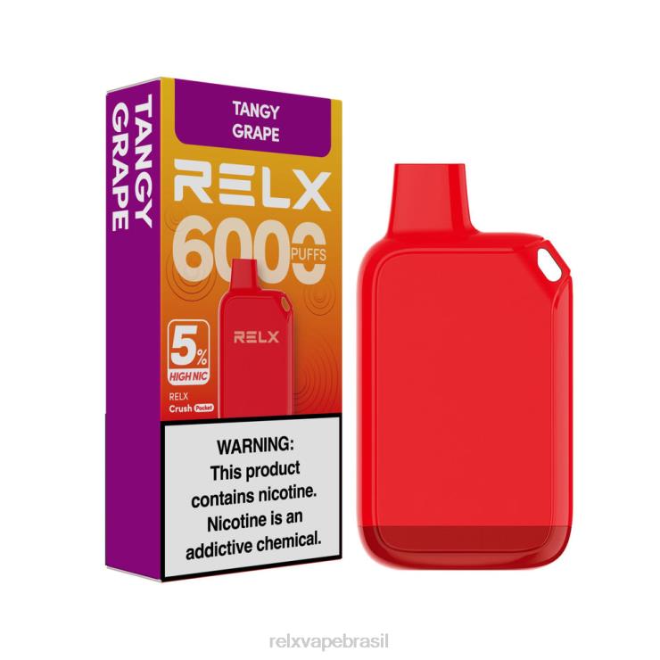RELX Crush Pocket 6000 5% de alta frequência uva picante NR2N427 - Relx For Sale