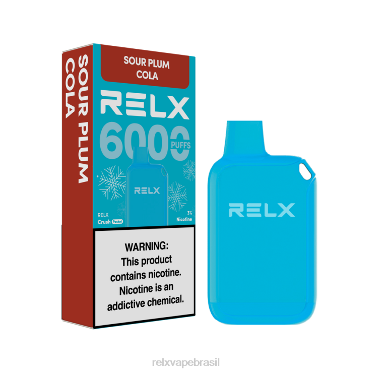 RELX Crush Pocket 6000 gelado cola de ameixa azeda NR2N419 - Relx Order Online