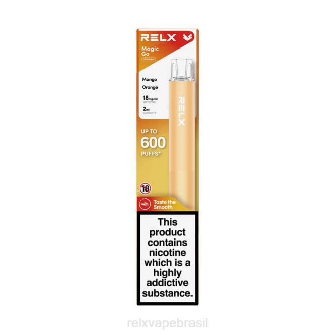 RELX Vape Brasil | RELX MagicGo ga600 manga laranja TT8238