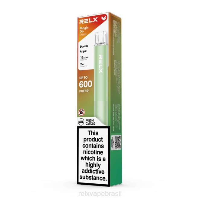 RELX Vape Flavors | RELX MagicGo ga600 maçã dupla TT8250