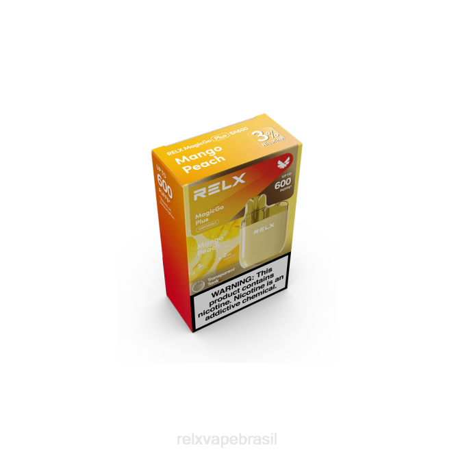 RELX Vape Brasil | RELX MagicGo mais sa600 manga pêssego TT8256